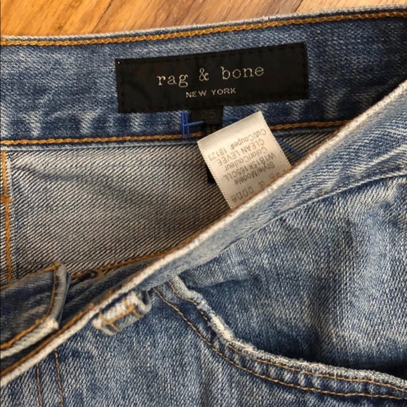 Rag & Bone High Waist Denim Skirt - Picture 2 of 2